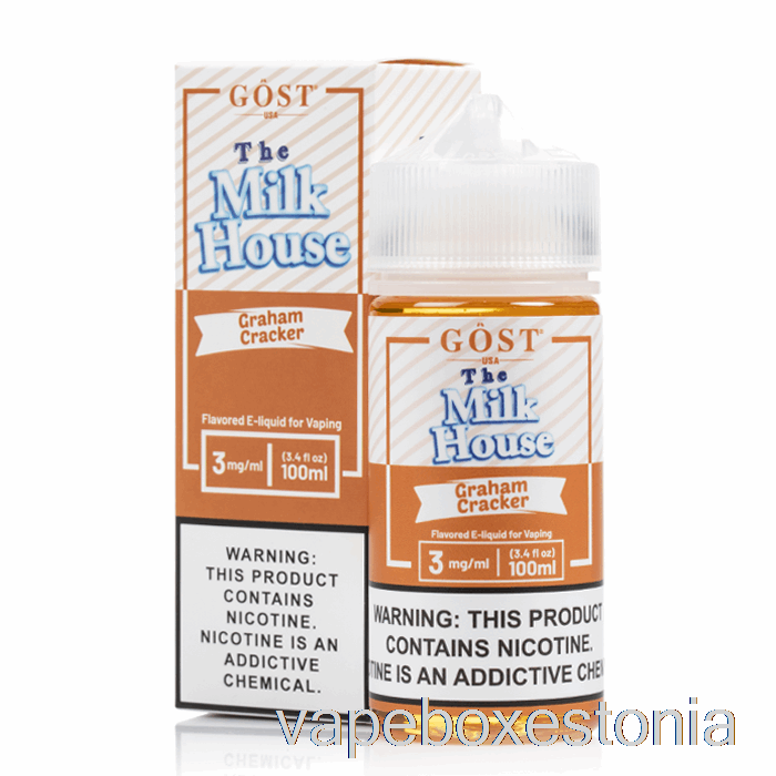 Vape Box Estonia Graham Kreeker - Piimamaja - Gost Vapor - 100ml 3mg